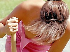 8 pictures - street downblouse pics