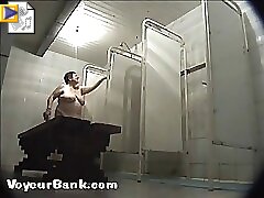 12 movies - Scrutinize big and little asses in ladies' shower Part 1