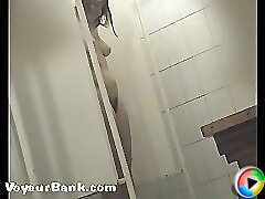 12 movies - Babe shaves her snatch in sham of voyeur camera Part 1