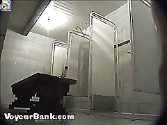 12 movies - Slightly full girl falls victim to a shower voyeur Part 1