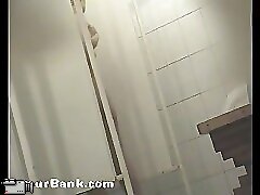 12 movies - Spying after a sexy ripe milf taking a hot shower Part 2