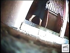 6 movies - Unfortunate women filmed urinating in a discreet restroom Part 1