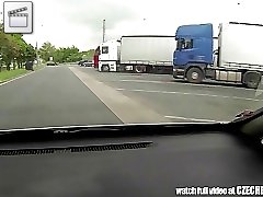 15 movies - Absolute WHORE Picked up Between Trucks and Get Paid for Sex