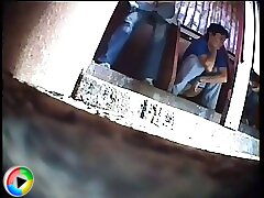 6 movies - Camera captures women urinating in a park’s public restroom Part 1